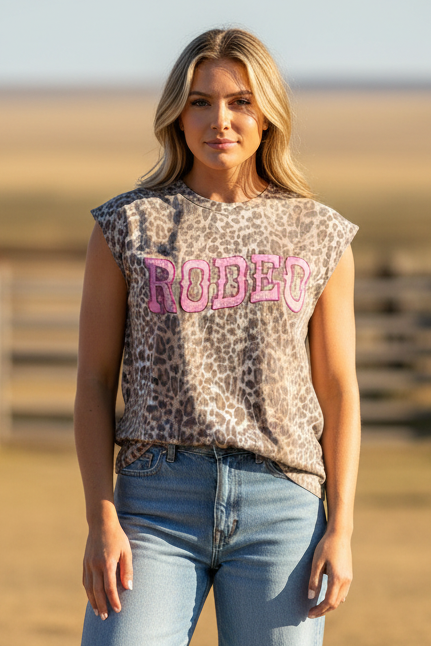 VR3 S358 VINTAGE CHEETAH PINK "RODEO" TANK (OPEN)