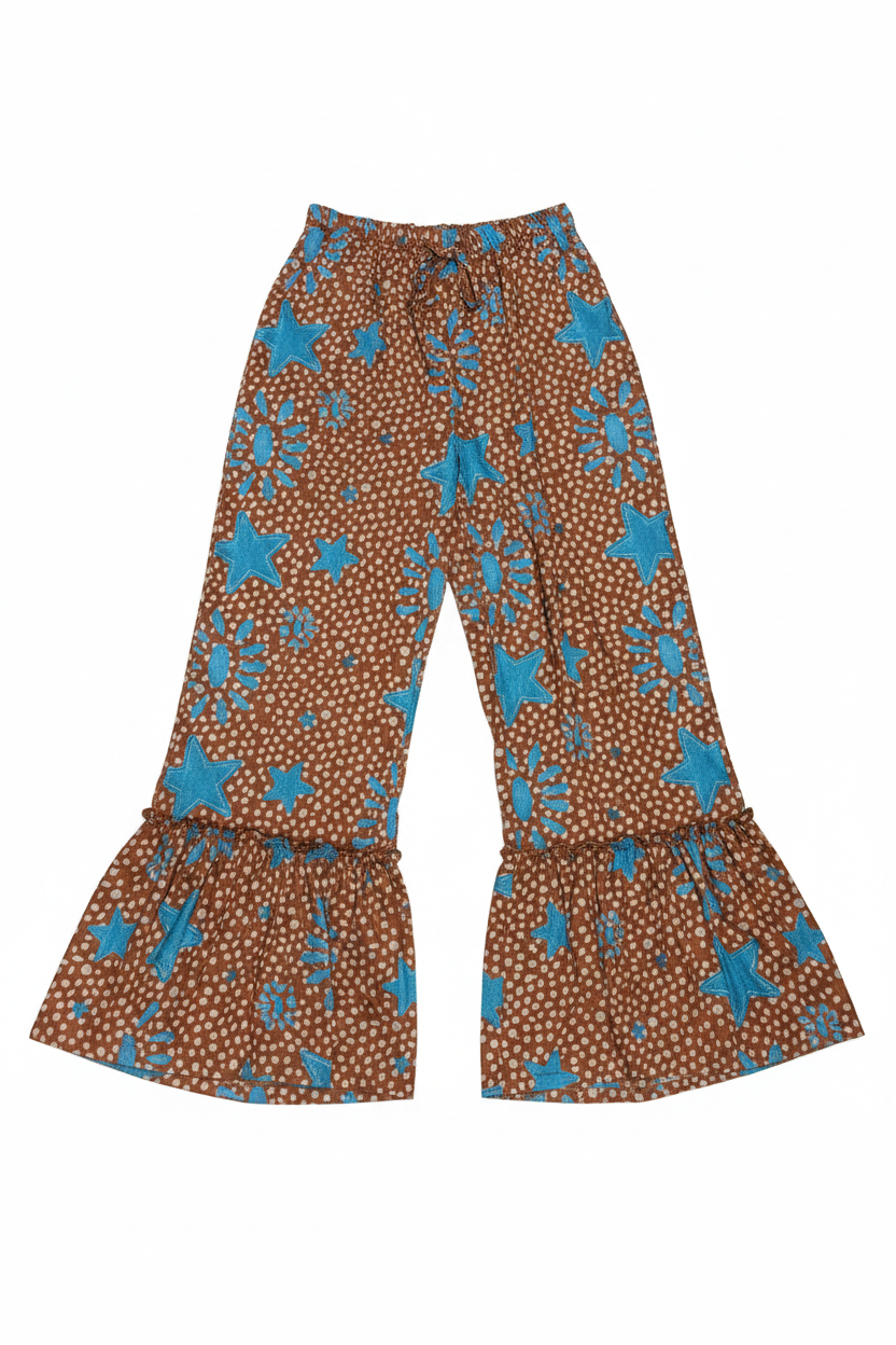 VR2604  FUN FAWN STAR RUFFLE PANT