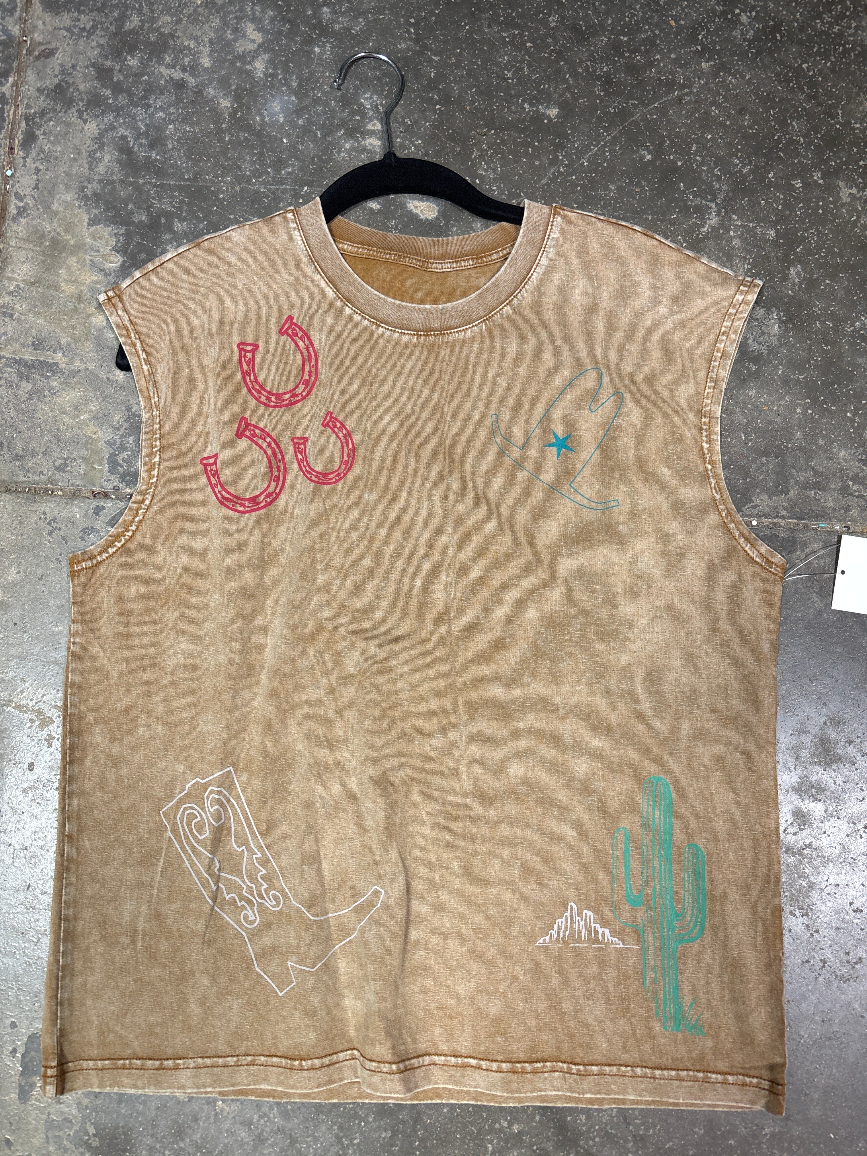 VR3 TAN WESTERN ELEMENTS TANK  (7 PIECE- WOMEN)
