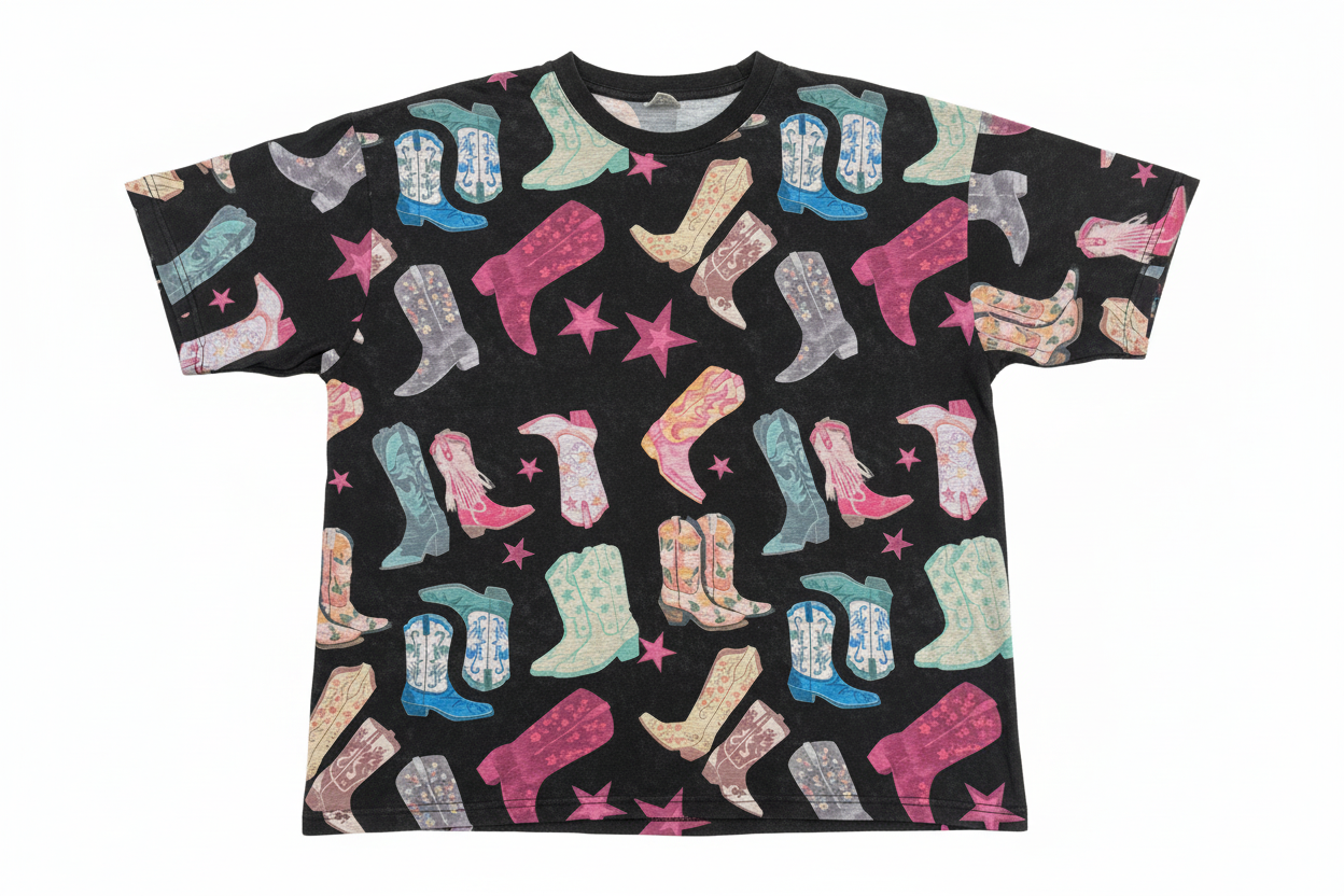 VR1 ALL OVER BOOT TEE (6 PIECE- WOMEN)