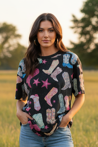 VR1 ALL OVER BOOT TEE (6 PIECE- WOMEN)