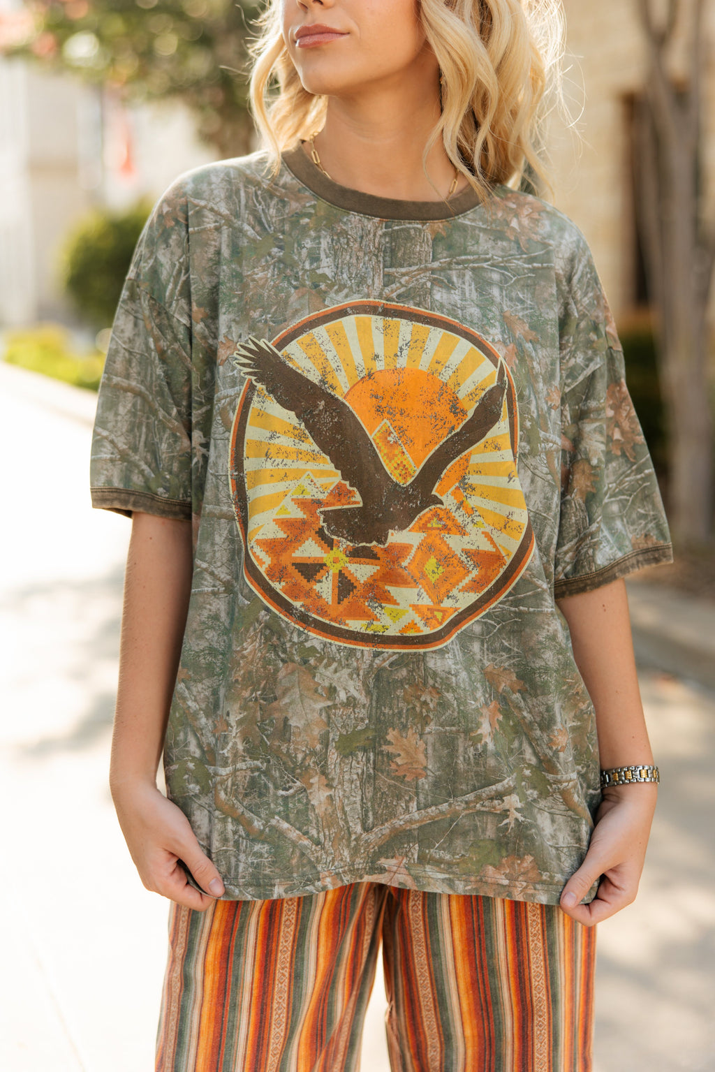 VR1  S361 CAMO EAGLE GRAPHIC TEE (OPEN)