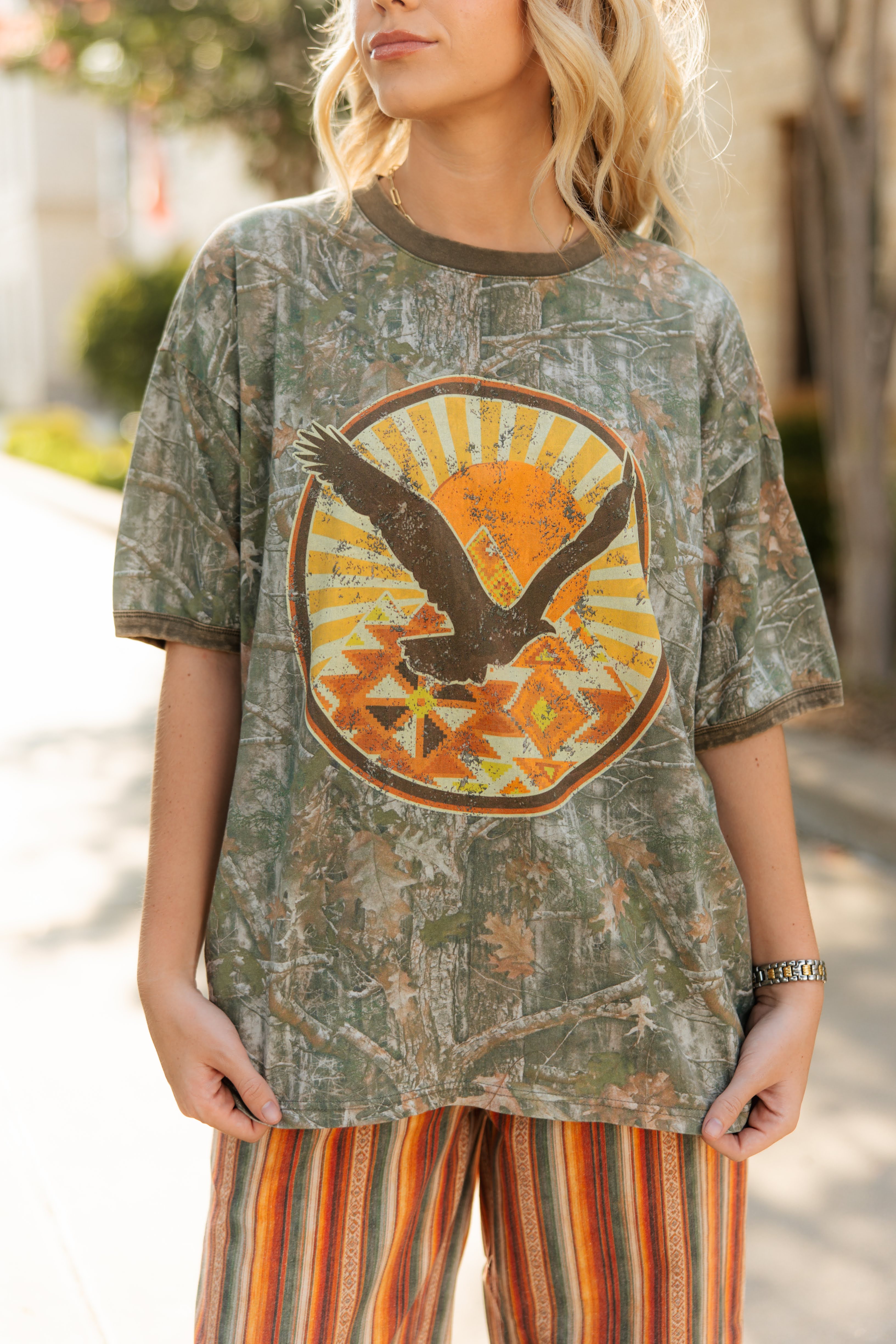 VR1  S361 CAMO EAGLE GRAPHIC TEE (OPEN)