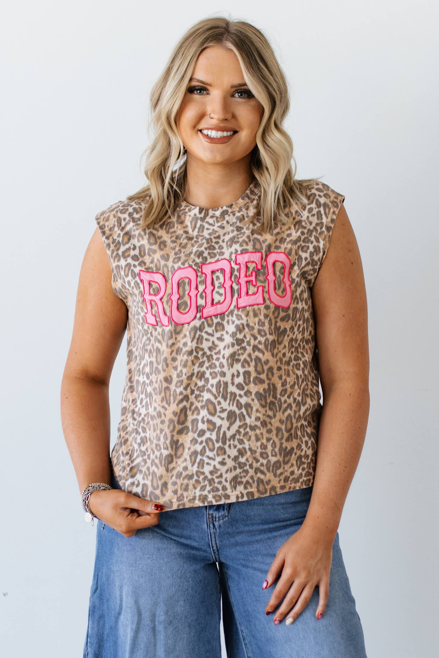 VR3 S358 VINTAGE CHEETAH PINK "RODEO" TANK (OPEN)