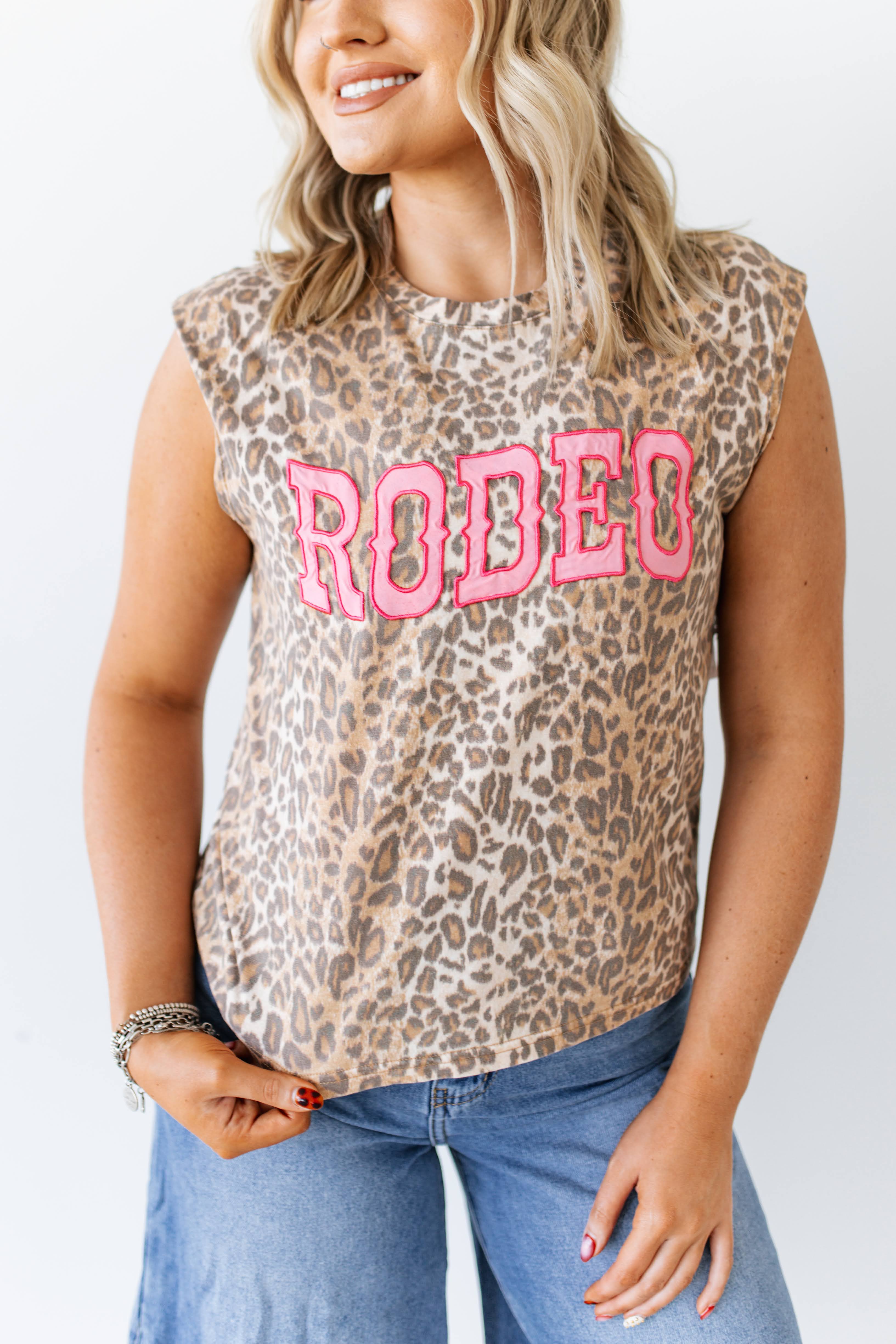 VR3 S358 VINTAGE CHEETAH PINK "RODEO" TANK (OPEN)