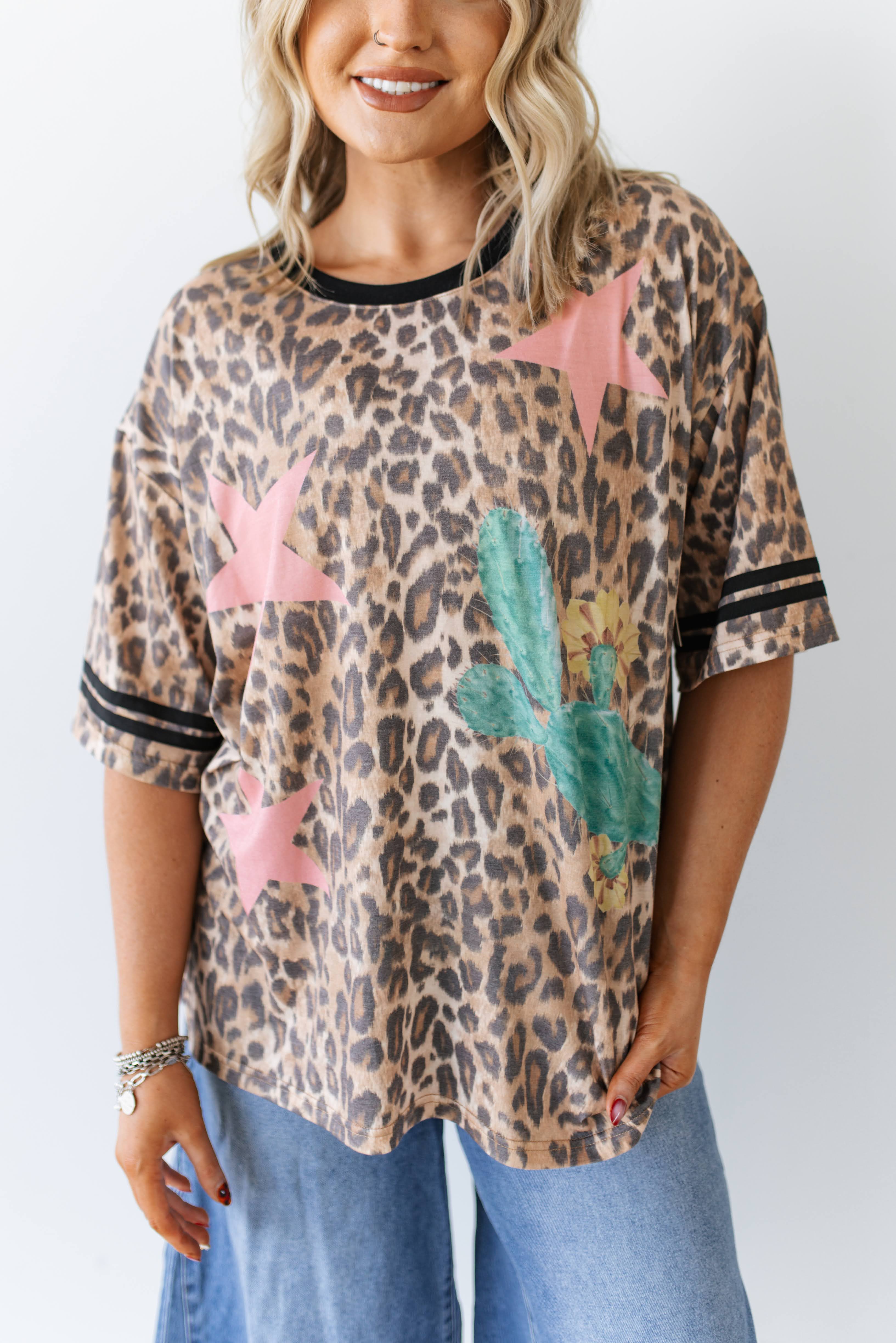 VR1 CHEETAH CACTUS STAR TEE (7 PIECE- WOMEN)