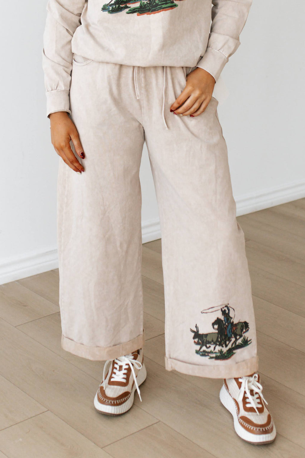 VR424_BOTTOM  OATMEAL STEER CHASE PANT (7 PIECE)