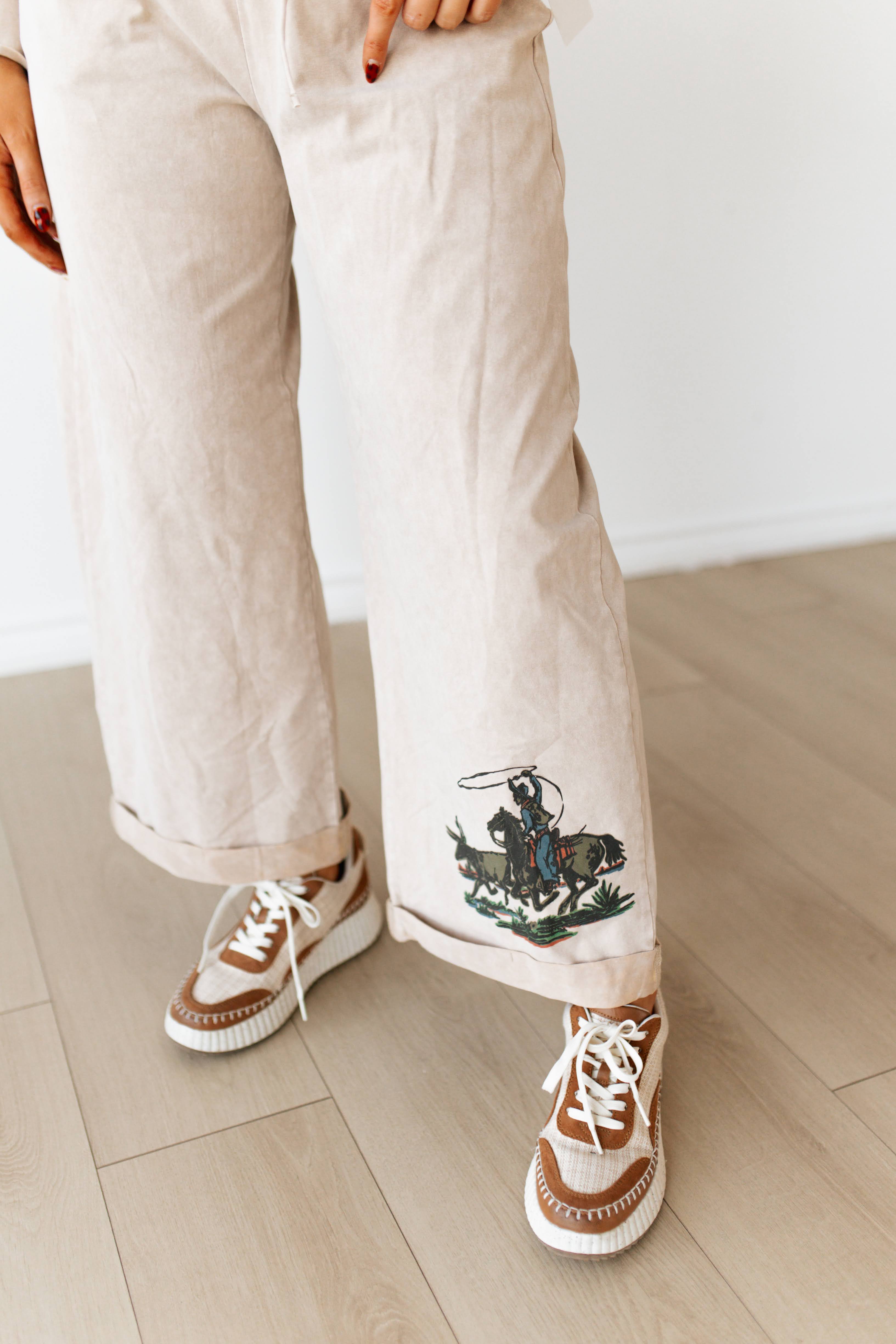 VR424_BOTTOM  OATMEAL STEER CHASE PANT (7 PIECE)