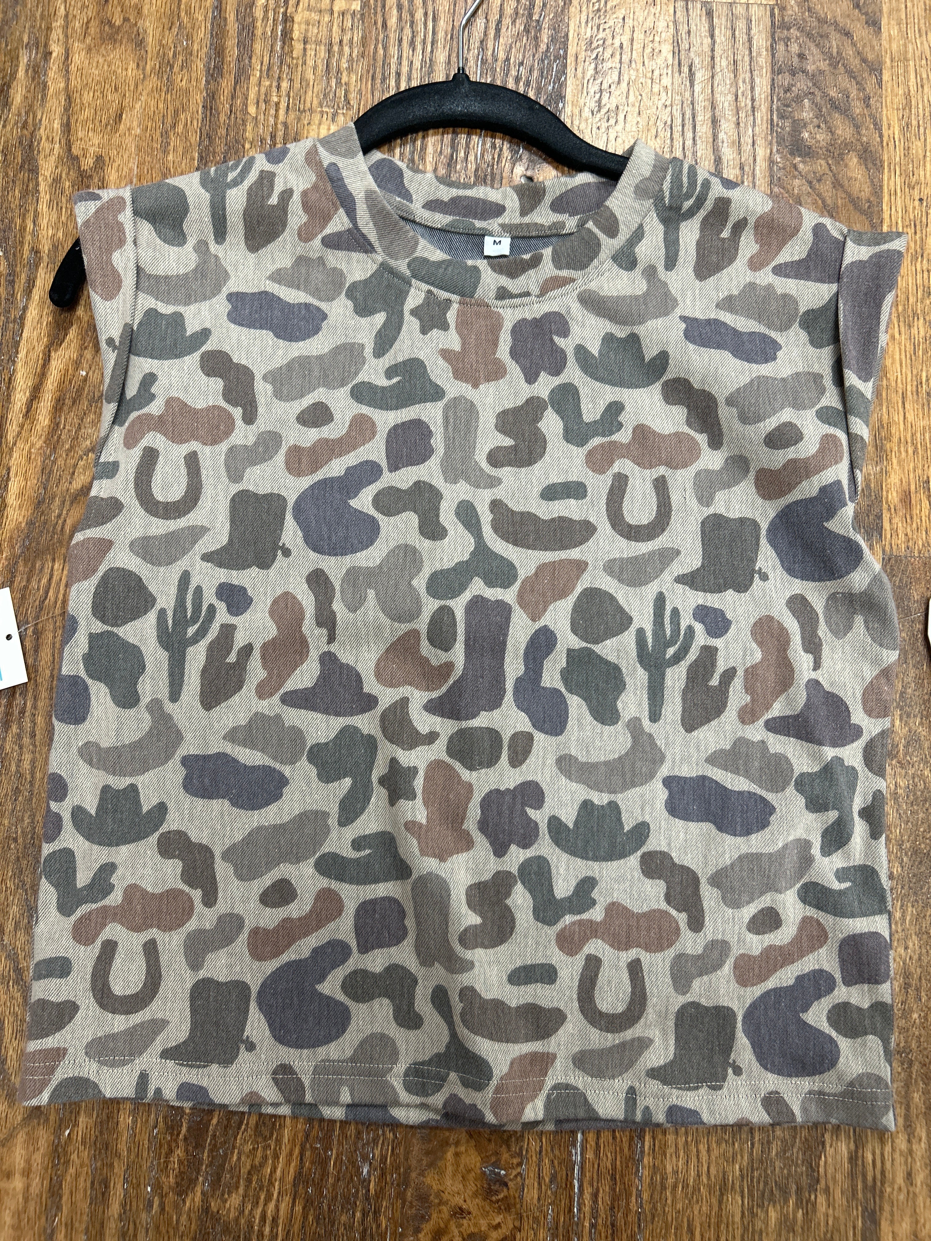 VR305 Structured Cap Sleeve DUCK WESTERN CAMO