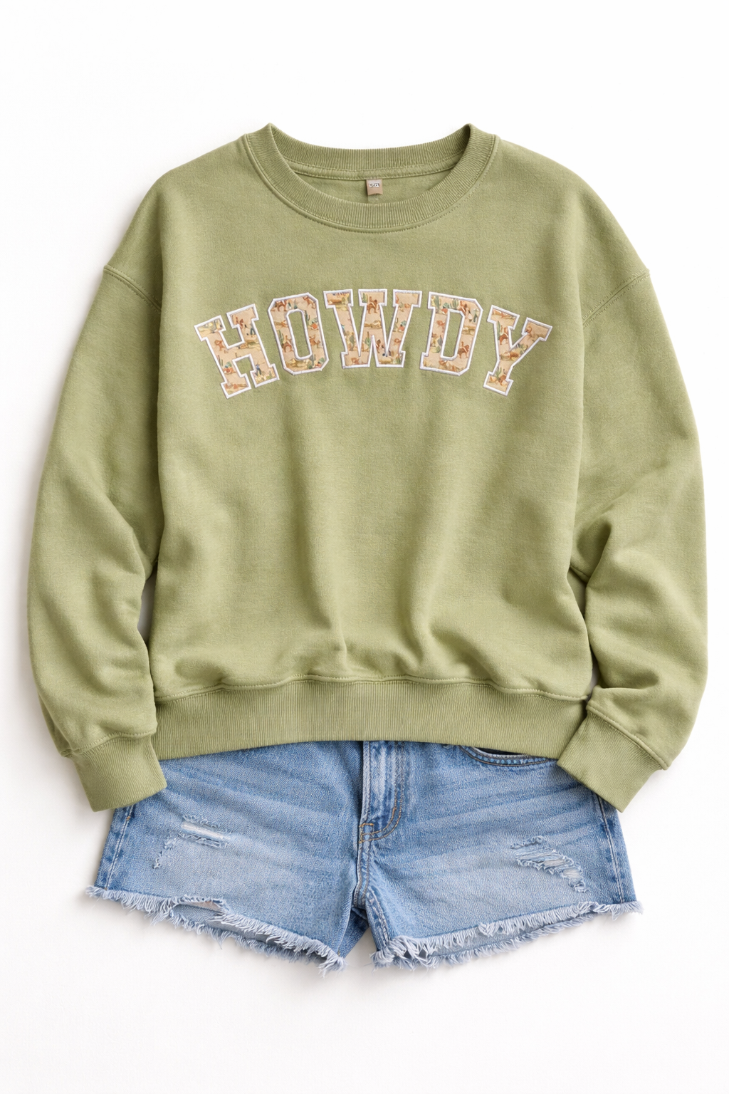 VR202 GREEN HOWDY SWEATSHIRT(7 PIECE- WOMEN)