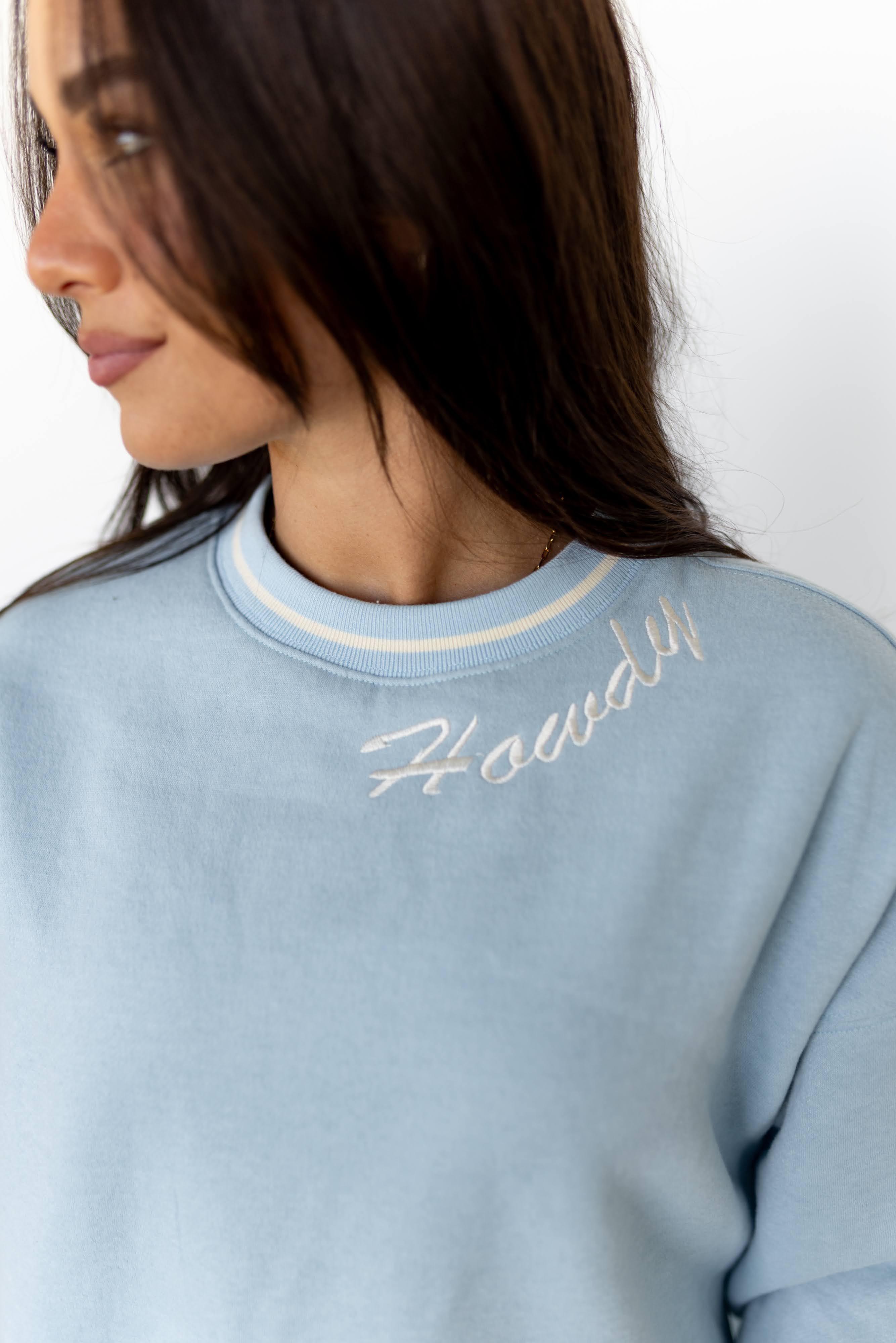 VR200 BLUE  HOWDY SWEATSHIRT (OPEN)
