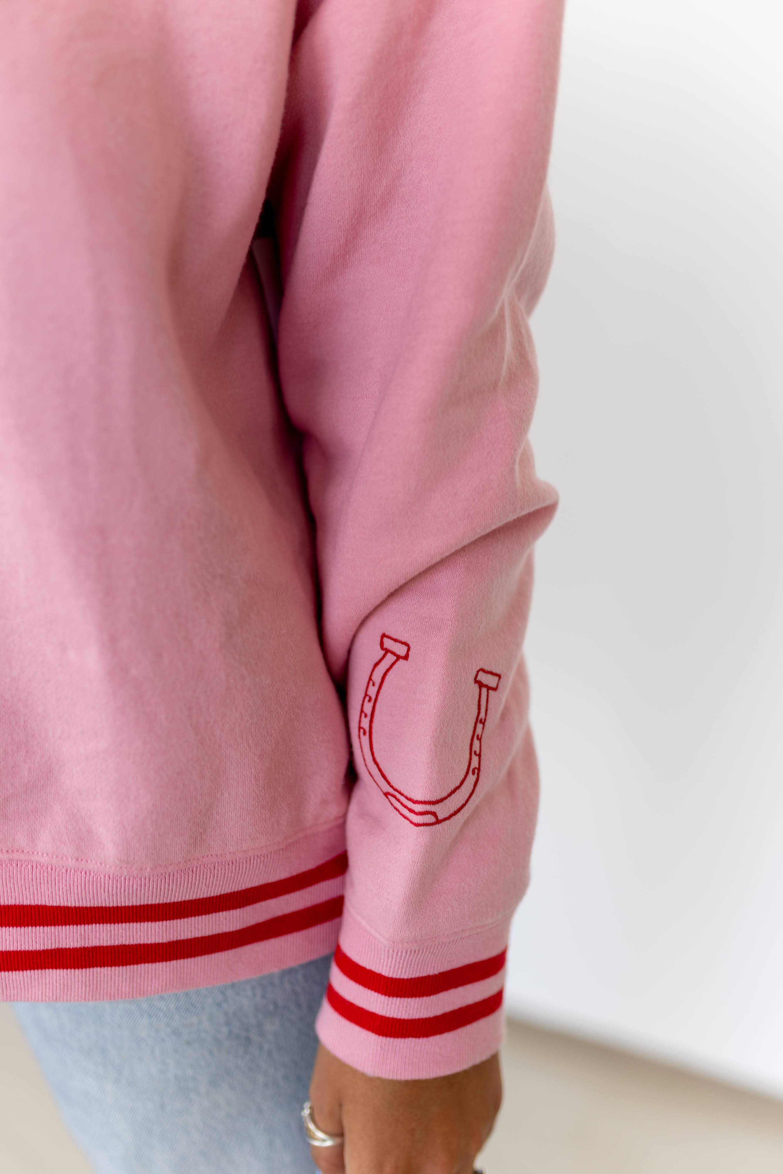 VR200 PINK VR RUNNING HORSE SWEATSHIRT (TWEEN)