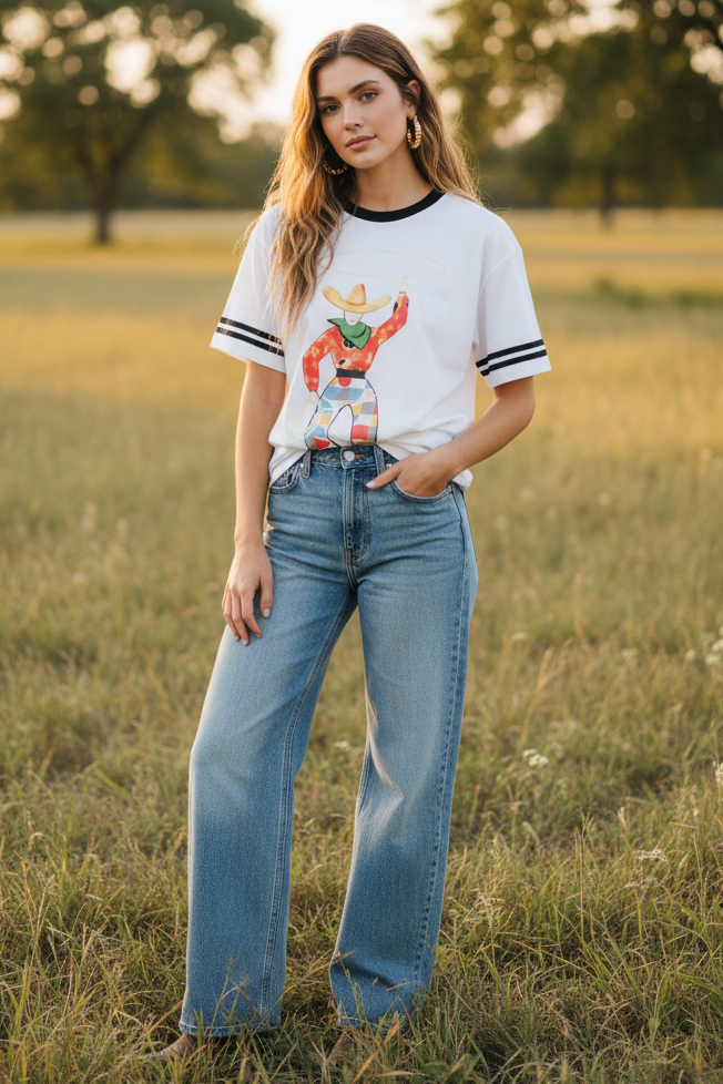 VR1 ROPING COWBOY WHITE (6 PIECE- WOMEN)