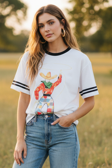 VR1 ROPING COWBOY WHITE (6 PIECE- WOMEN)