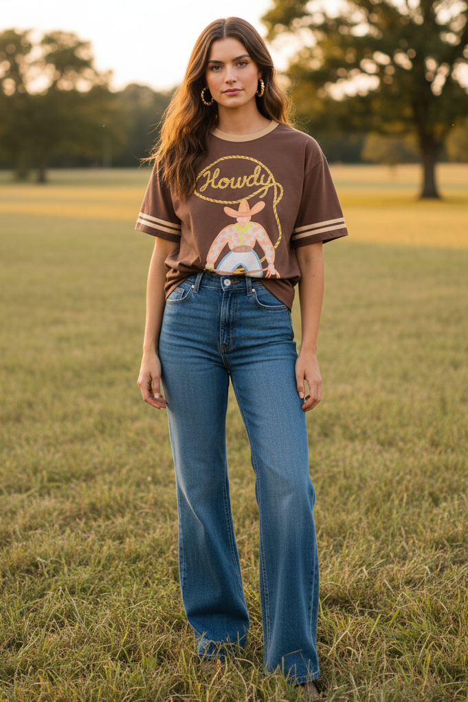 VR1 HOWDY BROWN CK (6 PIECE- WOMEN)