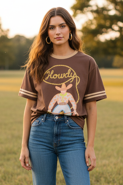 VR1 HOWDY BROWN CK (6 PIECE- WOMEN)