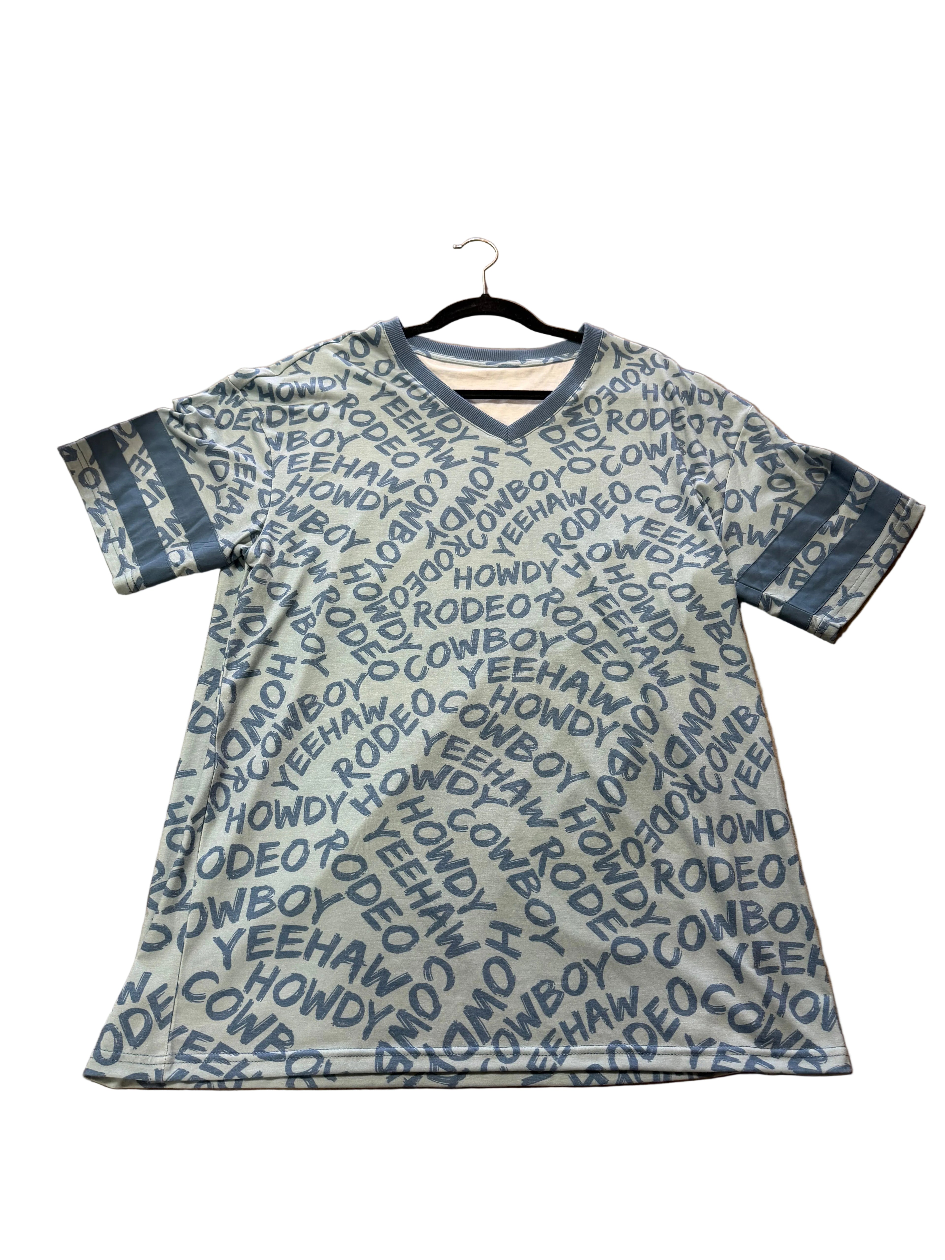 VR1 HOWDY COWBOY TEXT (6 PIECE- WOMEN)Copy)