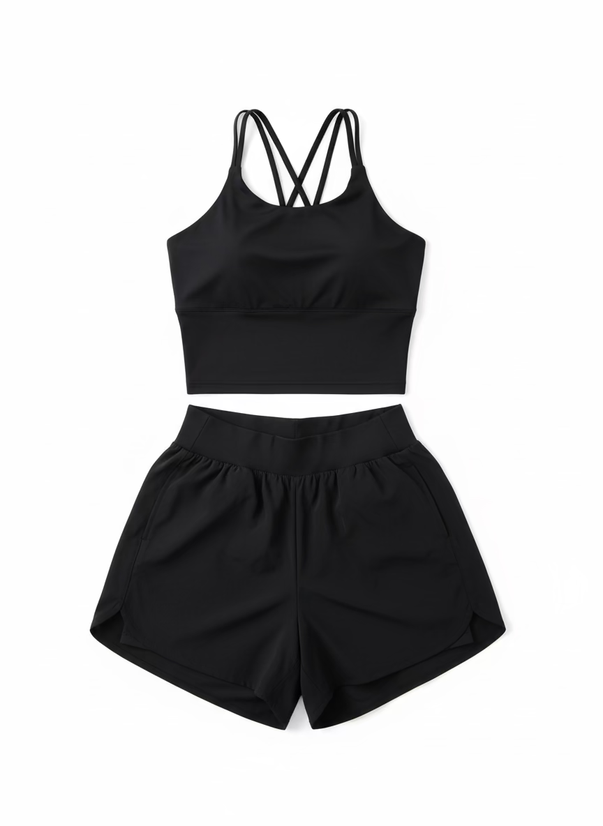 VR10 BLACK ACTIVE BRA TANK (9 PIECE)