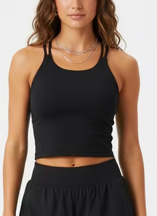 VR10 BLACK ACTIVE BRA TANK (9 PIECE)