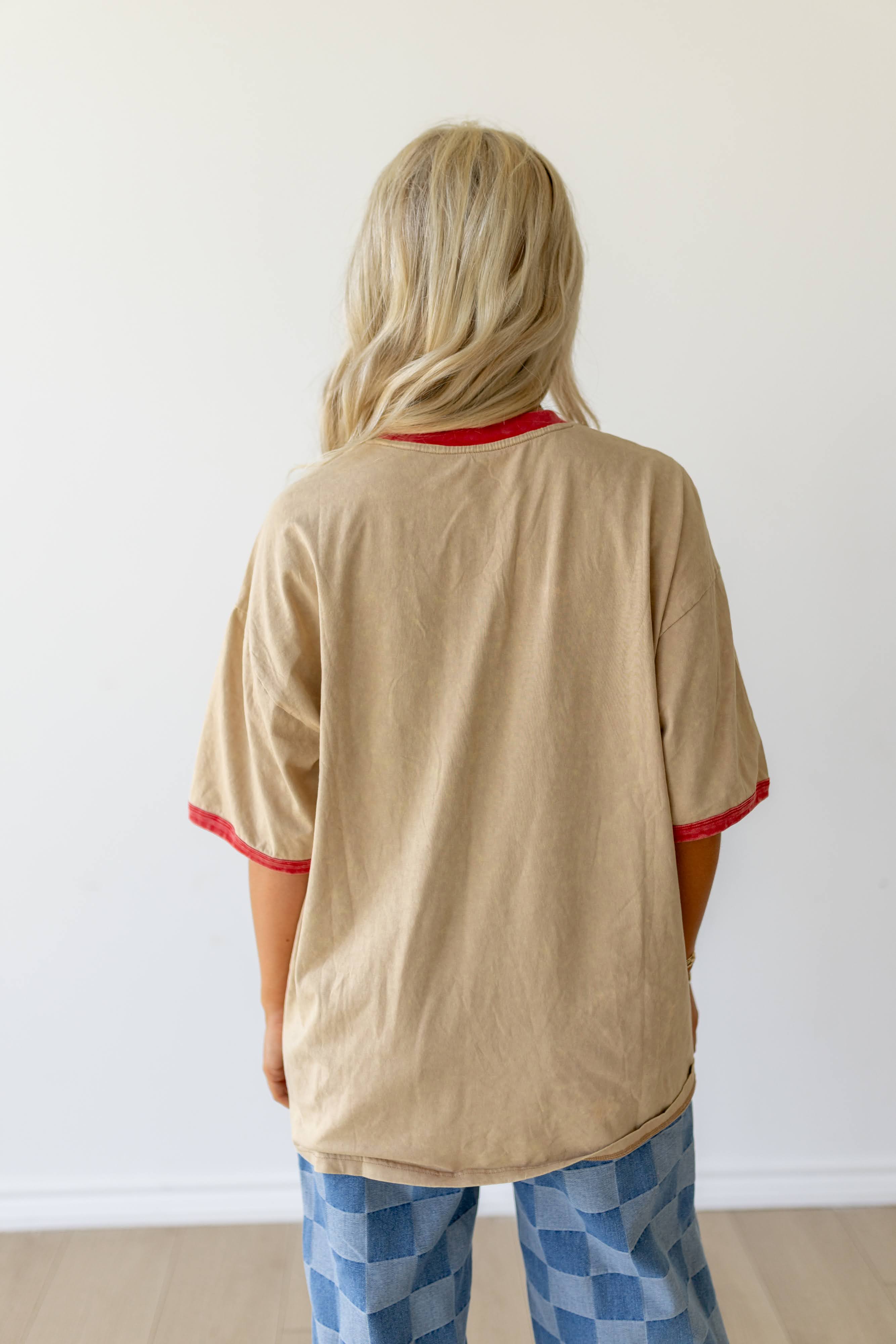 VR1 RED RINGER RODEO TEE (OPEN)