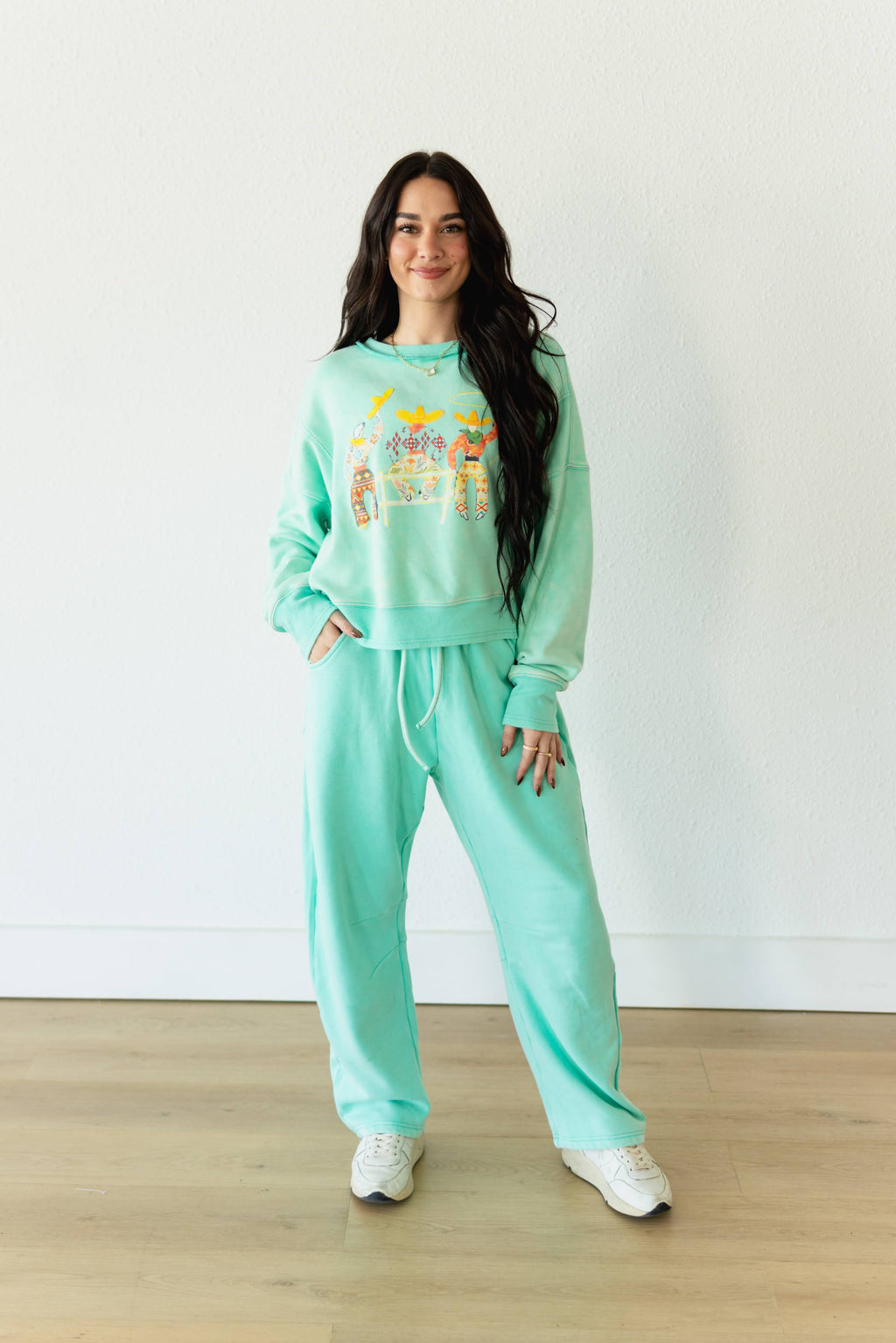 VR2002 MINT BARREL SWEATPANT  (OPEN)