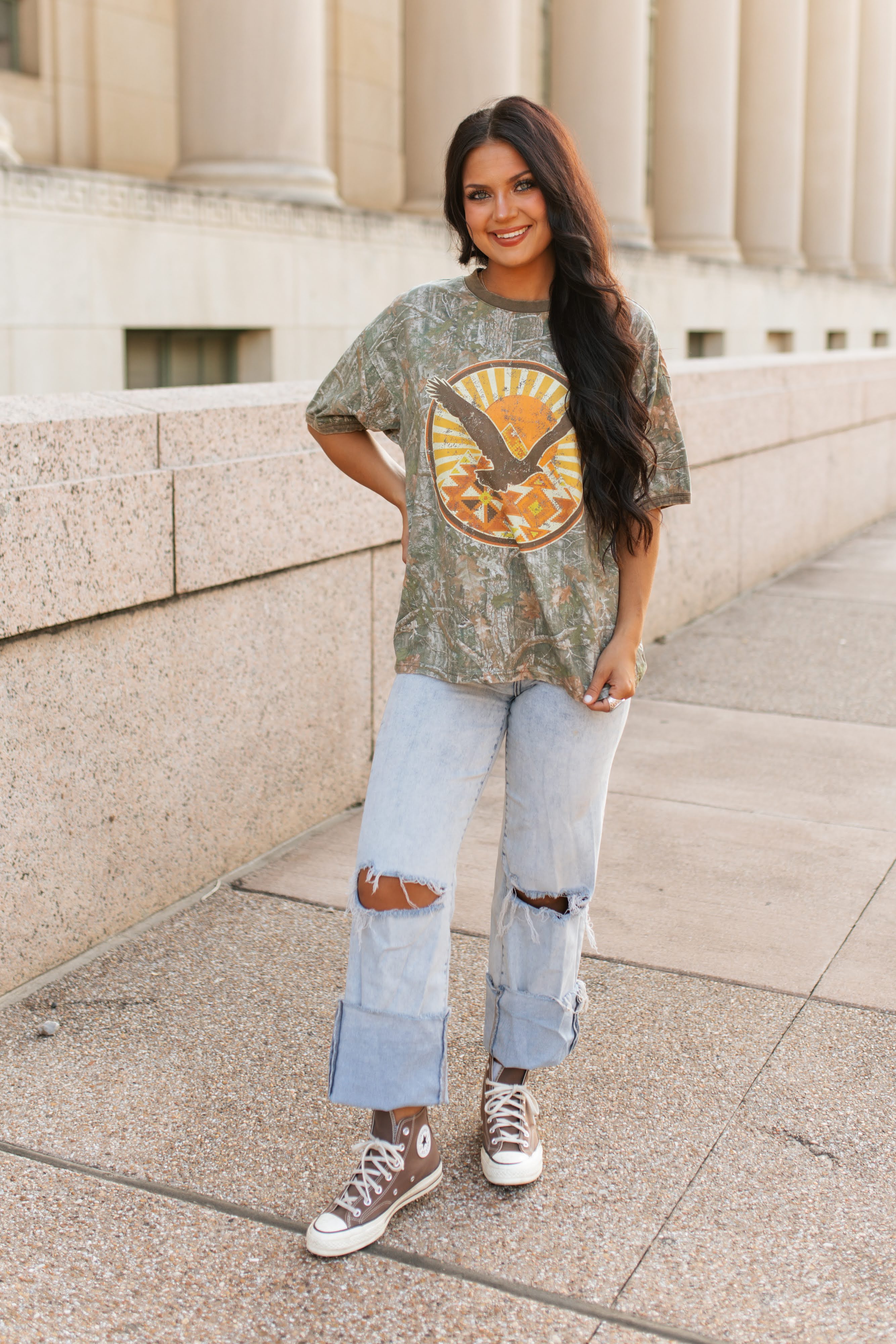 VR1 CAMO EAGLE GRAPHIC TEE
