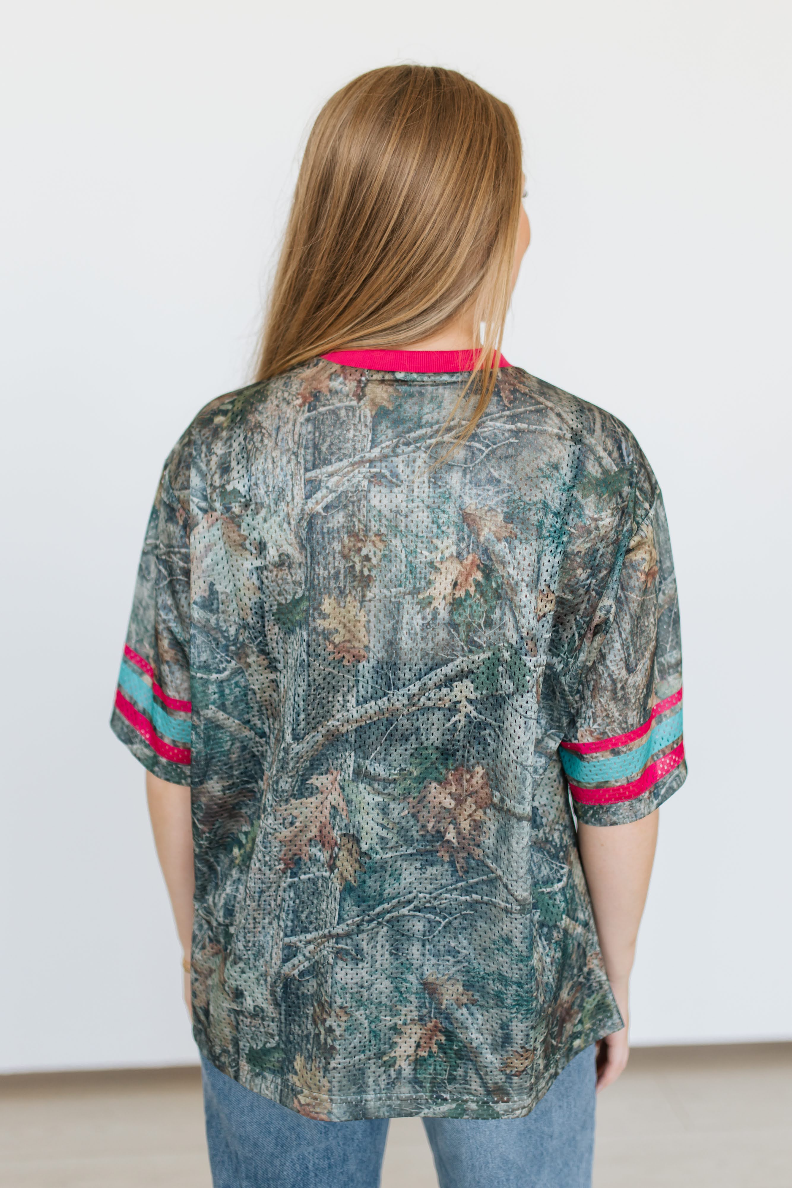 VR2 PINK CAMO COWBOY JERSEY PINK