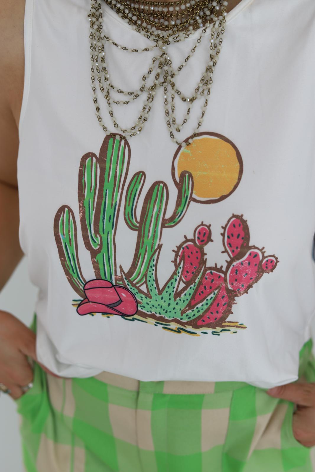 TH81 GRAPHIC TEE - NEON CACTUS (7 Piece)