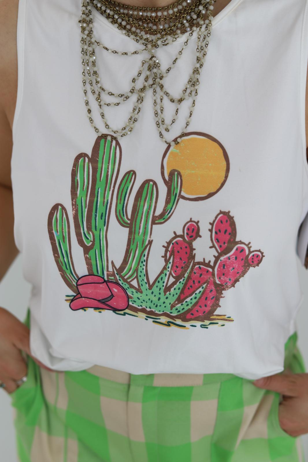 TH81 GRAPHIC TEE - NEON CACTUS (7 Piece)