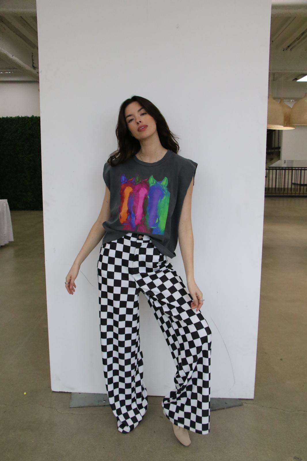 VR307 TRIPLE NEON HORSE TEE