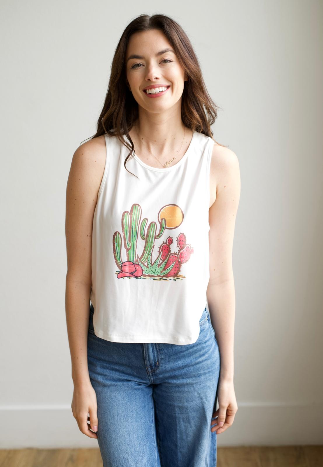 TH81 GRAPHIC TEE - NEON CACTUS (7 Piece)