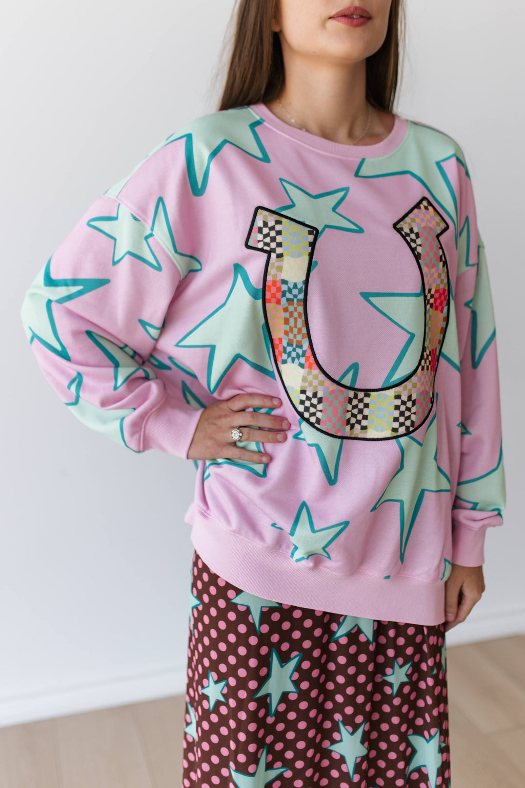 VR2511 PINK STAR HORSESHOE (7 PIECE)