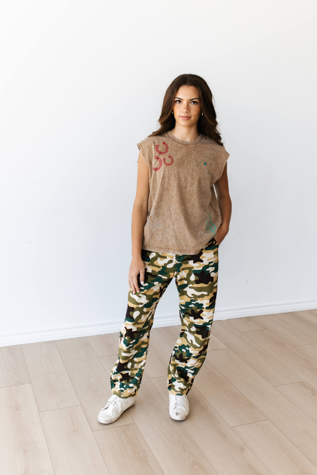 VR3 TAN WESTERN ELEMENTS TANK  (7 PIECE- WOMEN)
