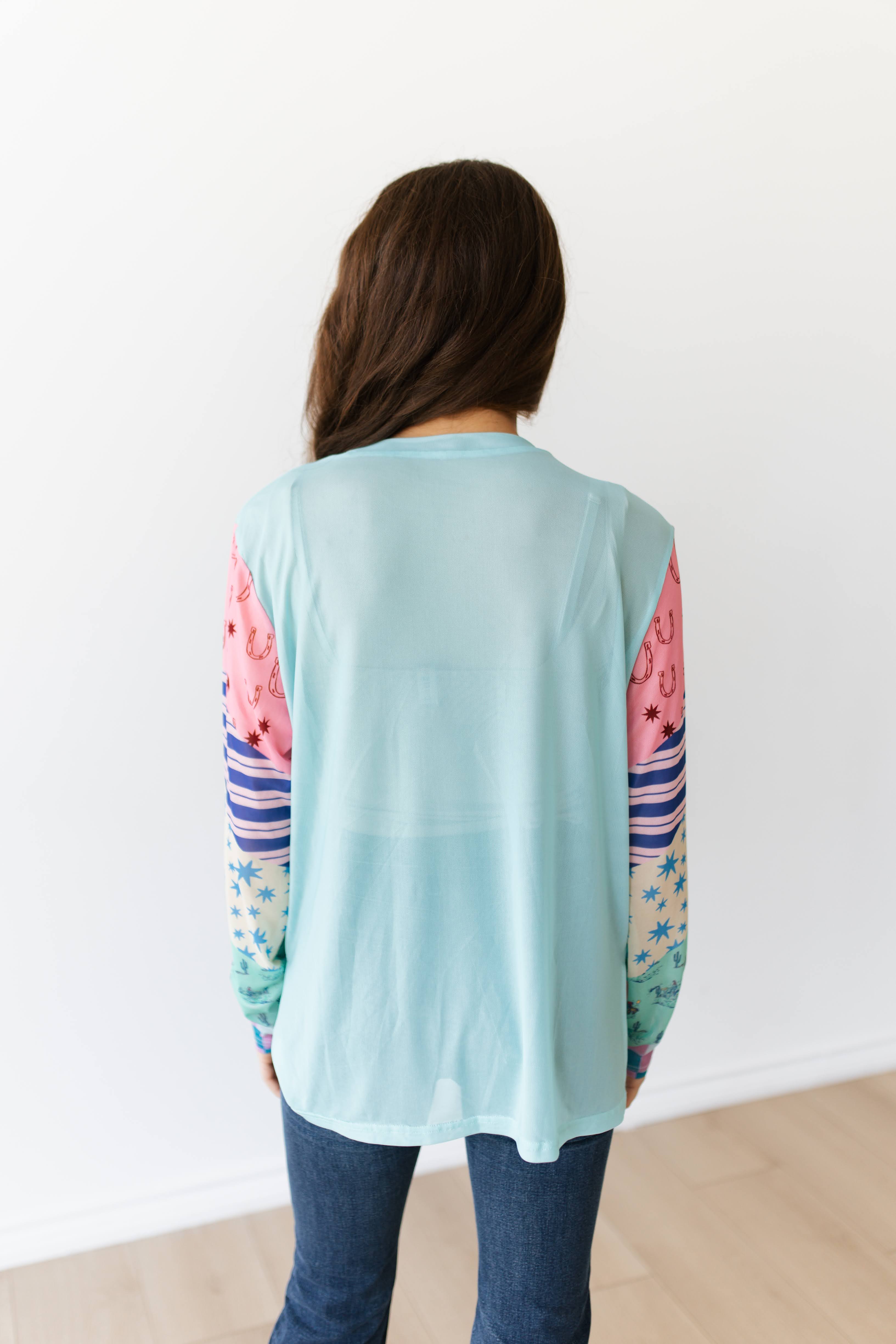 VR1512 COWBOY CACTUS NEON MESH TOP (7 PIECE)