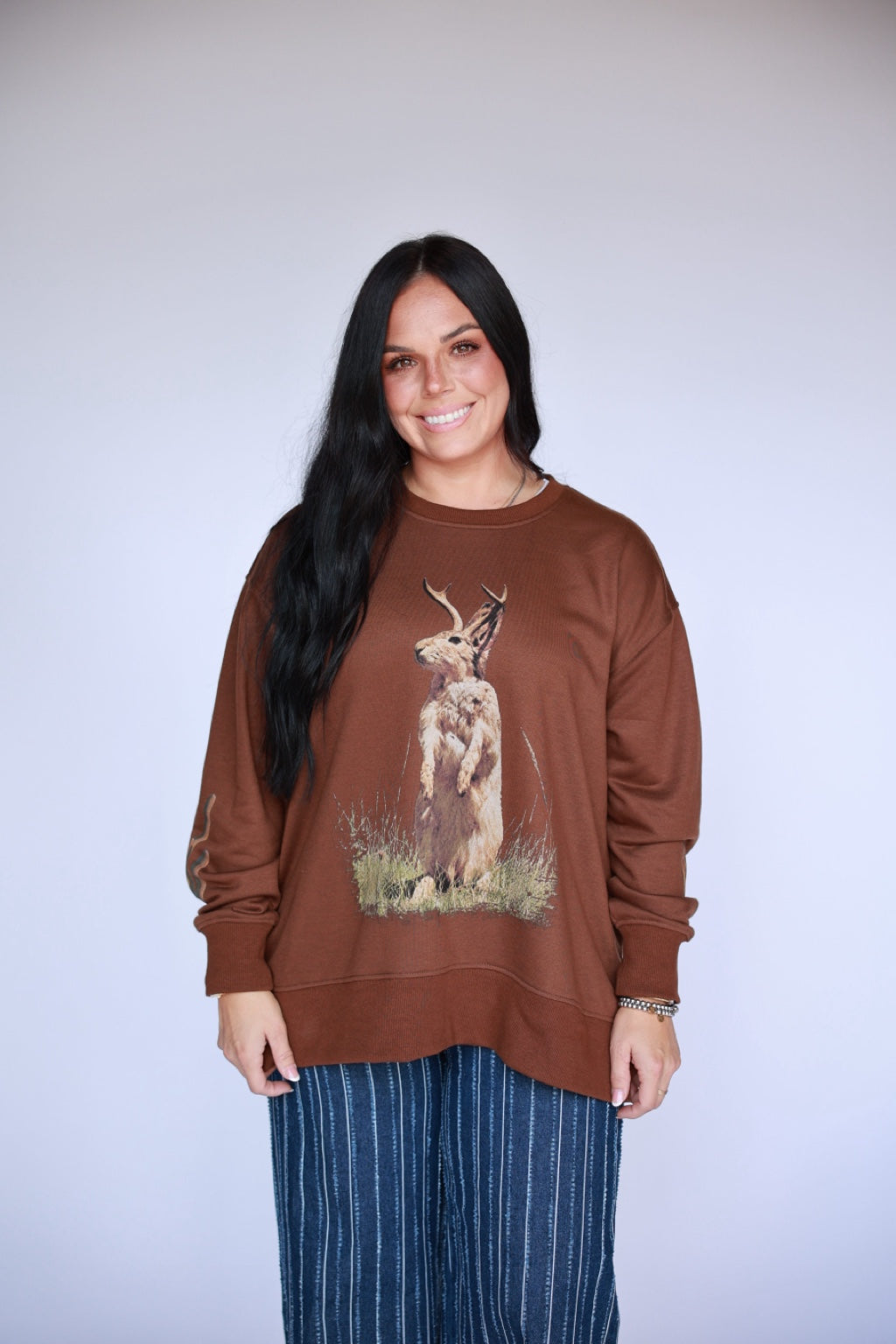 VR2513 BROWN JACKALOPE SWEATSHIRT (7 PIECE)