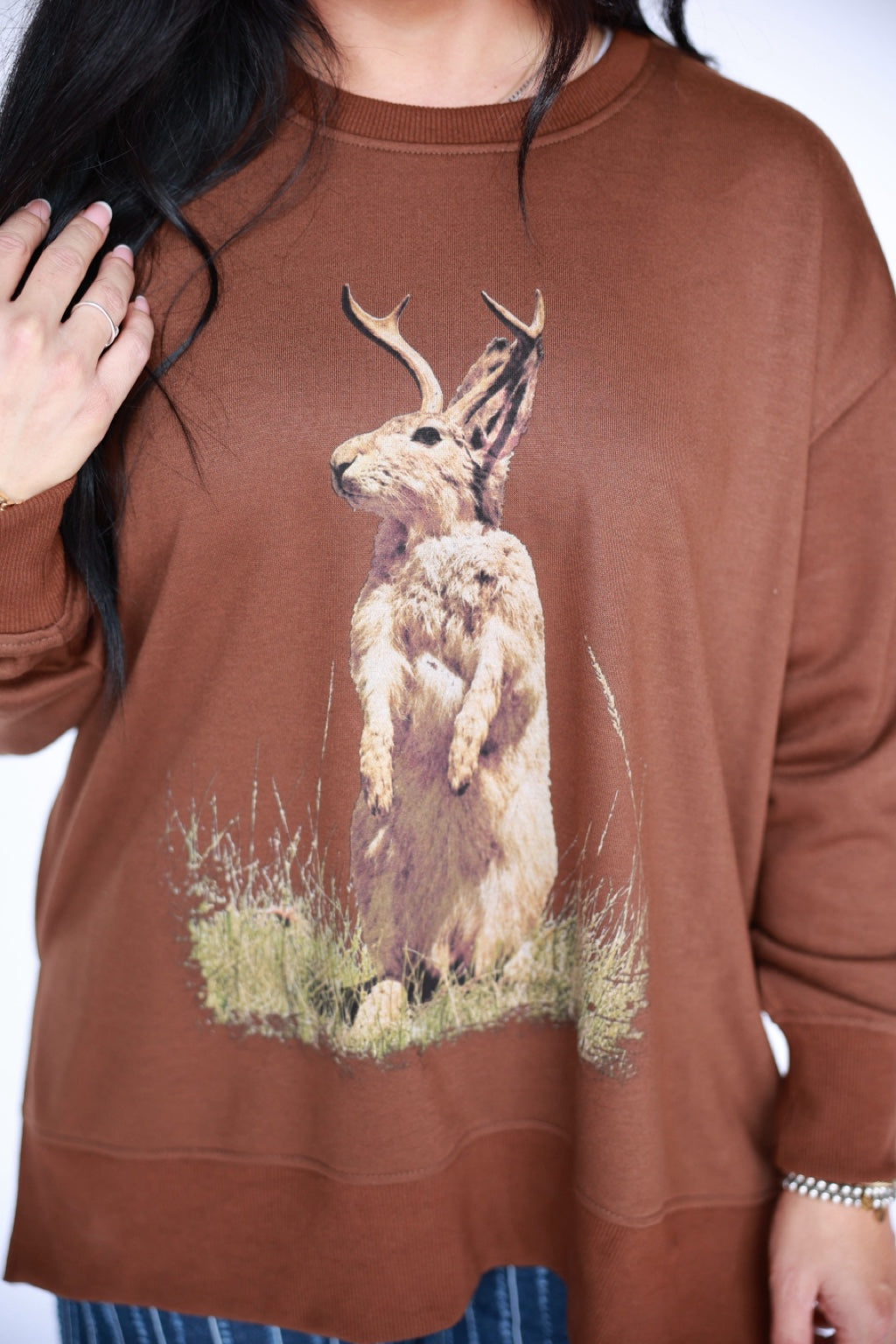 VR2513 BROWN JACKALOPE SWEATSHIRT (7 PIECE)