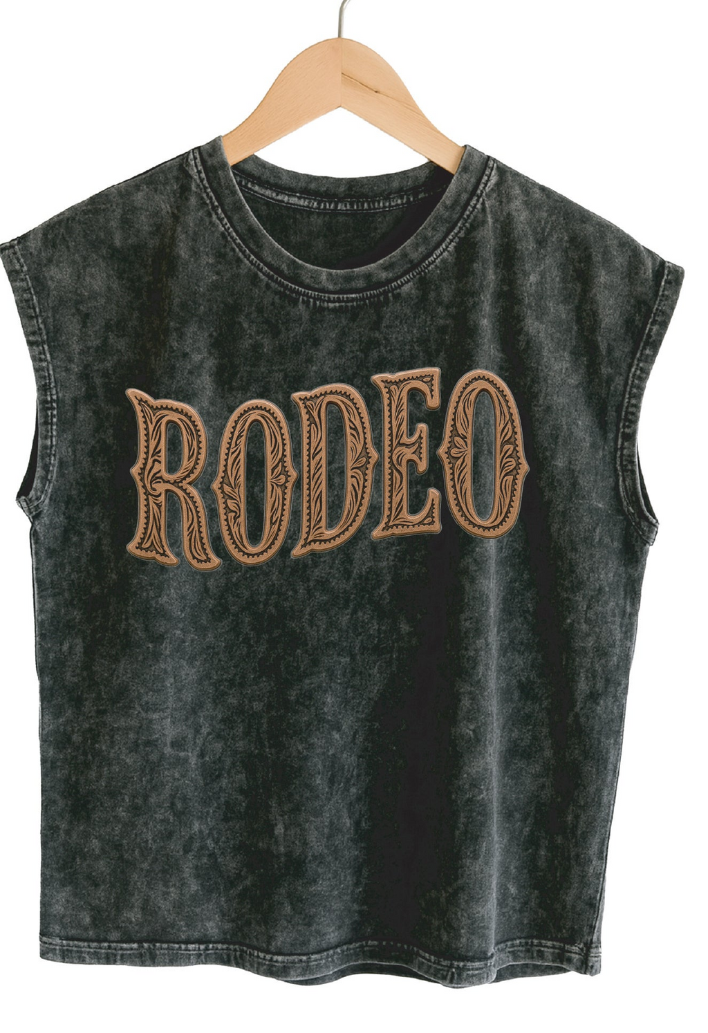 VR3 VINTAGE BLACK TOOLED "RODEO" TANK(7 PIECE- WOMEN)