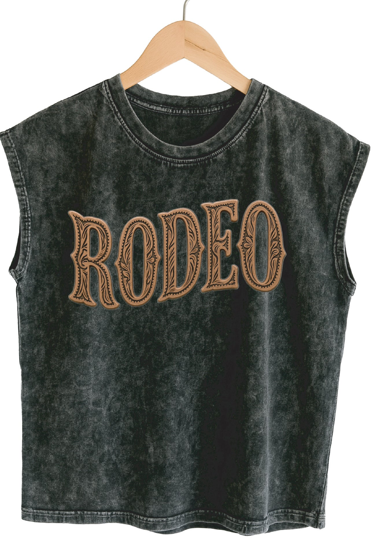 VR3 VINTAGE BLACK TOOLED "RODEO" TANK(7 PIECE- WOMEN)