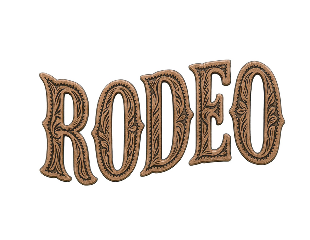 VR3 VINTAGE BLACK TOOLED "RODEO" TANK(7 PIECE- WOMEN)