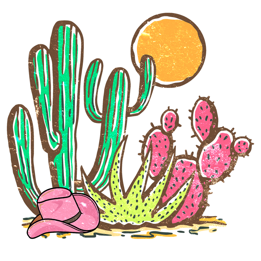 VR81 GRAPHIC TEE - NEON CACTUS (7 Piece)